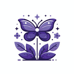 violet, background, purple, design, plant, color, blossom, spring, illustration, flower, floral, vector, natural, garden, nature, abstract, bloom, blur, beautiful, beauty, botanical, elegant, blue, ef