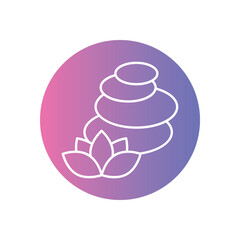 Relaxation icons vector stock illustration