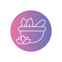 Spa icons vector stock illustration