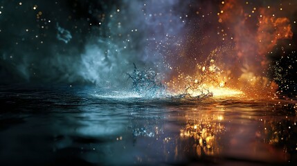 A dramatic confrontation between fiery and watery cosmic forces.