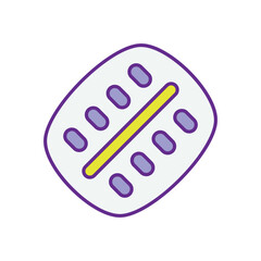 Medicine Packet icons vector stock illustration