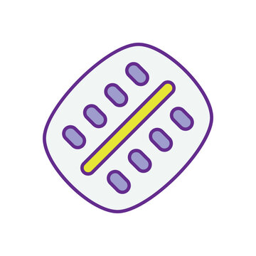 Medicine Packet icons vector stock illustration