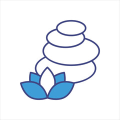 Relaxation icons vector stock illustration