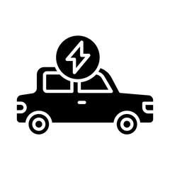 Electric Car Icon