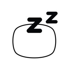 Good Sleep icons vector stock illustration