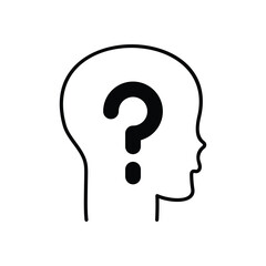 Ask  icons vector stock illustration