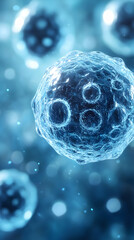 3D Cell Structure Illustration