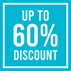 Special Offers Up To 60 Percent Off, Banner Templates, Special Offer Sales Discount Promotions. Vector Template Illustration.