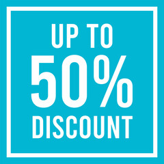 Special Offers Up To 50 Percent Off, Banner Templates, Special Offer Sales Discount Promotions. Vector Template Illustration.