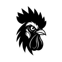 Gallic Rooster Symbol Shape Logo Icon
