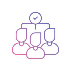 Relationship icons vector stock illustration