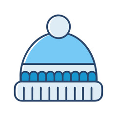 Winter Beanie Hat for Cold Weather Icon Design