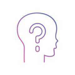 Ask  icons vector stock illustration