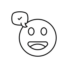 Optimistic Outlook icons vector stock illustration