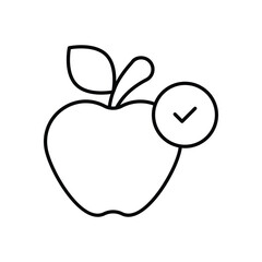 Balanced Diet icons vector stock illustration