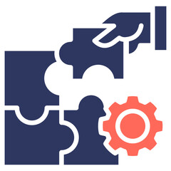 Smart Solutions glyph color icon