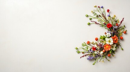 Fototapeta premium Vibrant Floral Arrangement Art