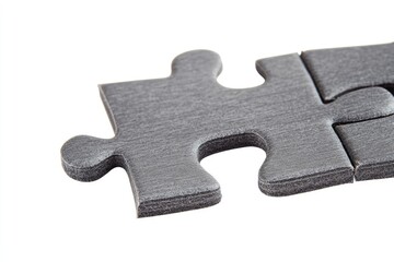 Gray Puzzle Piece