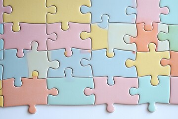 Obraz premium Colorful puzzle pieces (1)
