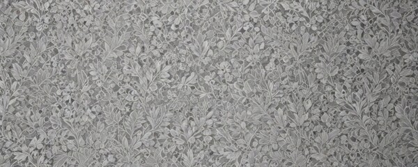 Silver leaf lace wallpaper  Seamless, textured pattern  Intricate design, elegant style , botanical, repeat