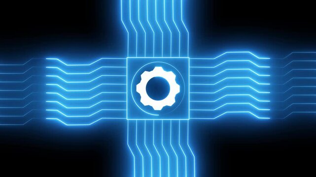 Business efficiency concept, how much a company or organization can produce as it relates to time, cost and quality. 4k video.