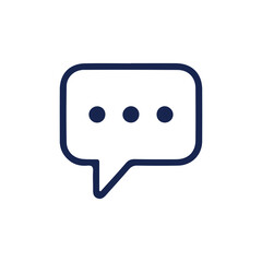 Comment icon speech bubble symbol Chat message icons. mobile, presentation, and logo design.
 vector illustration eps 10.
