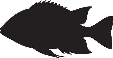 Nalolo Silhouette on White Background