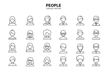Male and female human-shaped icon illustration