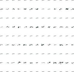 The texture consists of horizontal rows of short lines and distorted noisy stripes.