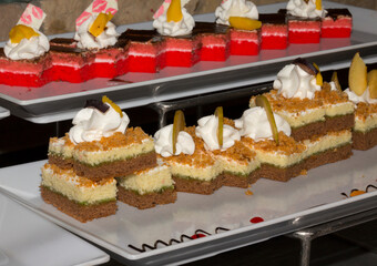 Confectionery for tourists, cakes and pastries.