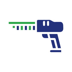 Fototapeta premium Stylized Cordless Drill Icon Minimal Design