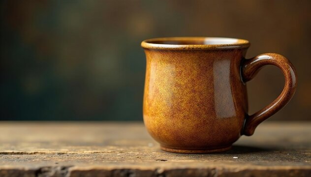 Large capacity rustic style mug, handle slightly curved , mug, tea, home