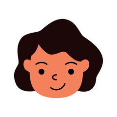 smiling face cartoon illustration