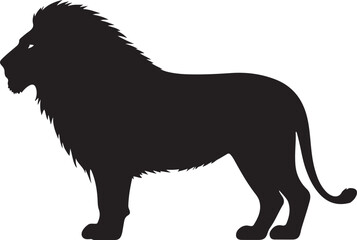 Kalahari Lion Silhouette