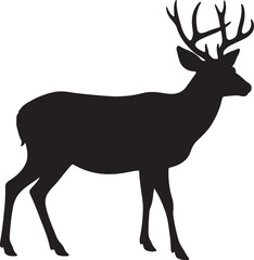 Mule Deer Silhouette