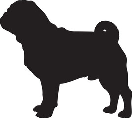 Pug Silhouette
