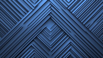 Abstract geometric pattern, deep blue,  interlocking shapes