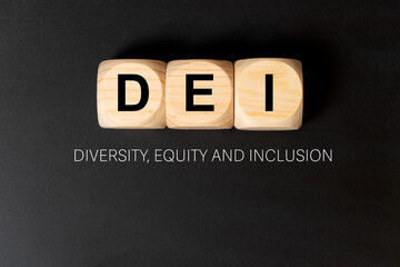 DEI, Diversity, equity and inclusion symbol.