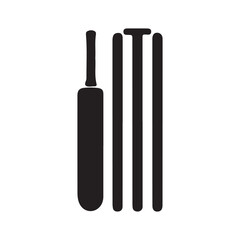 Cricket bat vector