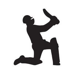 silhouette of a sport man