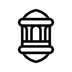 Lantern Icon Vector Symbol Design Illustration