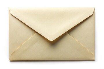 Plain Envelope Isolated on White Background