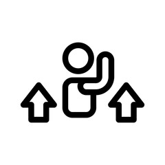 Motivation Icon Vector Symbol Design Illustration