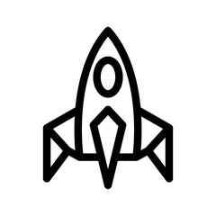 Rocket Icon Vector Symbol Design Illustration