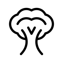 Tree Icon Vector Symbol Design Illustration