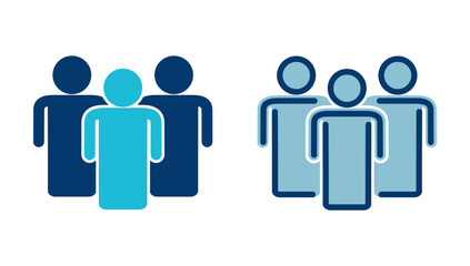 people icon vector isolated on white background. person icon. User vector icon