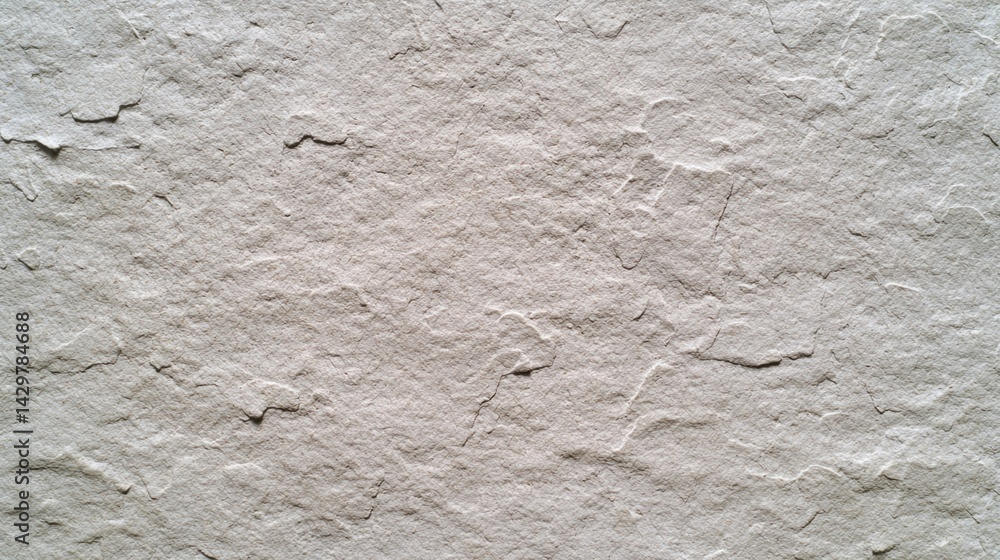Poster a close-up view of a textured, light-colored surface with a rough appearance, showcasing various sub