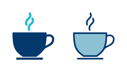 coffee cup icon vector isolated on white background. Coffee cup icon. Coffee vector icon. Tea