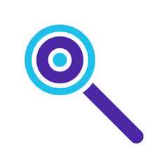 Magnifying Tool Design Vector Icon Exploration