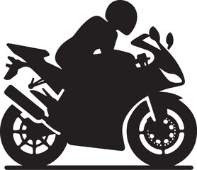 Vector illustration of motorcycle